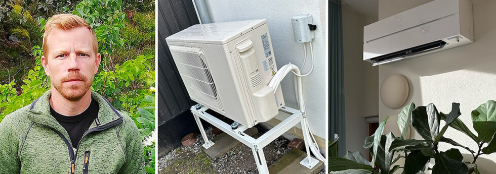 Robin Toneby berättar om vad du ska tänka på för att placera värmepumpen optimalt.