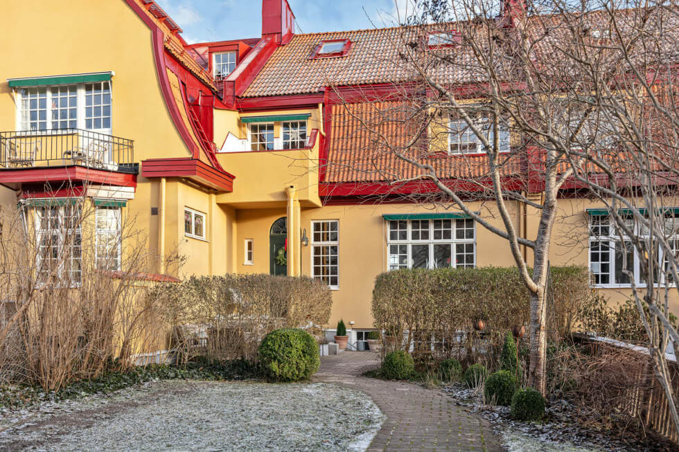 Radhusområdet kvarteret Tegen på Lidingö, ritat av Jacob J:son Gate.