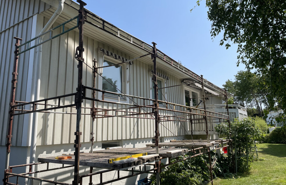 Medlemmen Byggt88 målade om huset 2024.