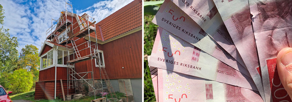 Husköpare underskattar ofta kostnaden för framtida underhåll och renoveringar. 