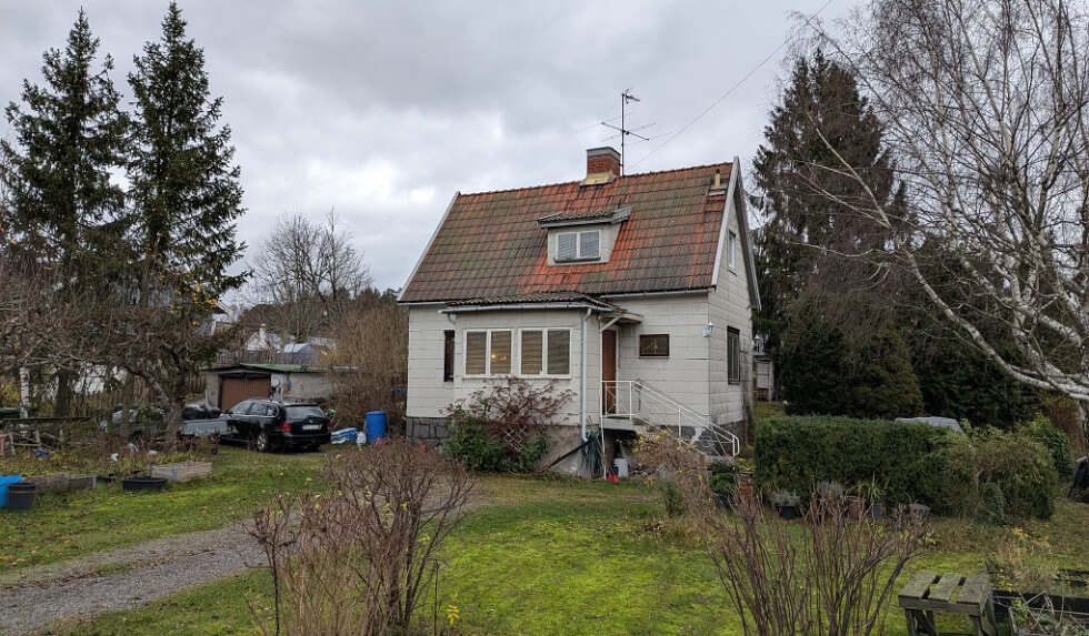 Ett gammalt hus nära där jag bor.