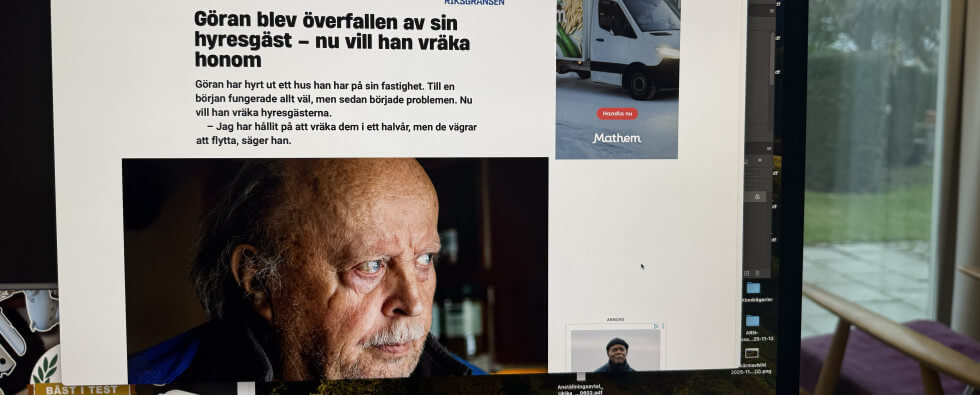 Benresterna misstänks tillhöra hyresvärden som tidningen Norrländska Socialdemokraten skrev om i februari i år. Han hade då blivit trakasserad av hyresgästerna.