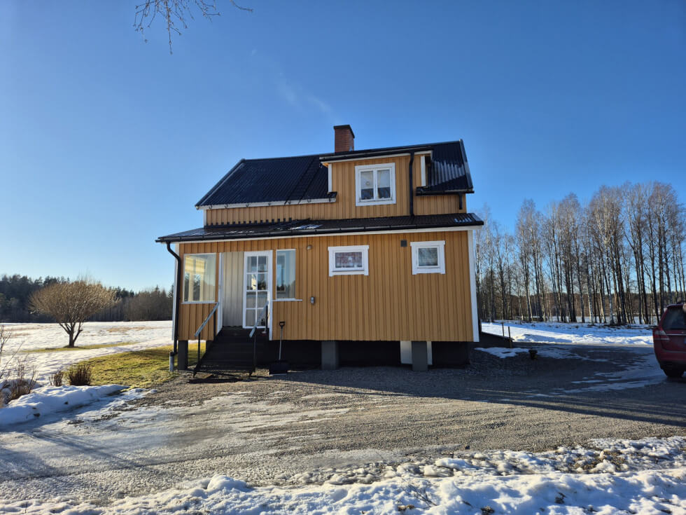 Hus i Kiruna, där det finns 78 "öar". 