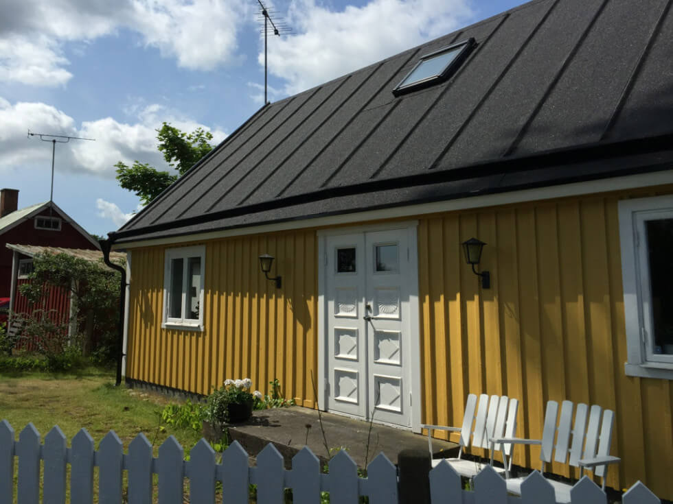 Ett fritidshus på Österlen.