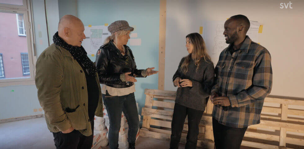 Gert Wingårdh, Anne Lundberg, Nadja och Lambert i Husdrömmar.