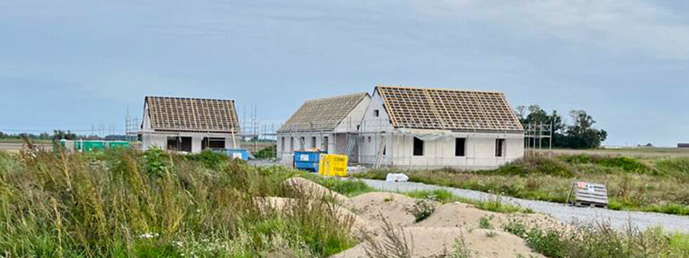 Här byggs ett hus.