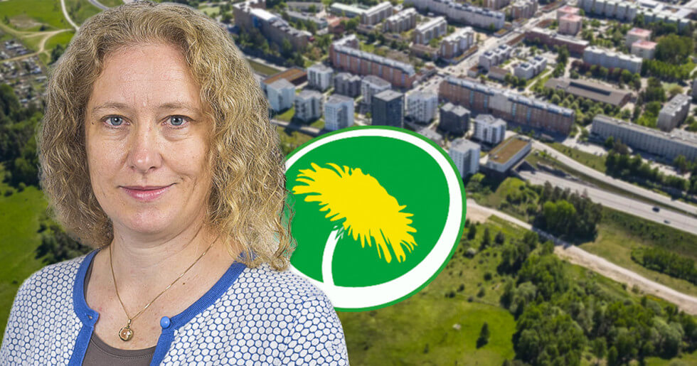 Amanda Palmstierna, bostadspolitisk talesperson för Miljöpartiet.