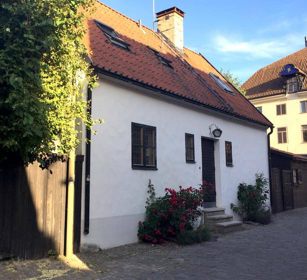 Ett hus i Visby.
