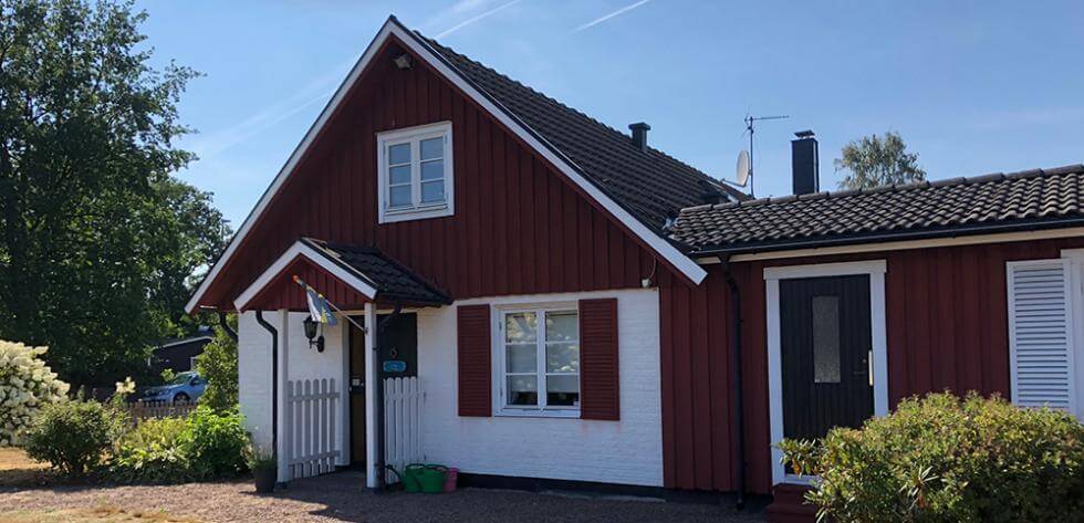 Ett hus någonstans i Sverige.