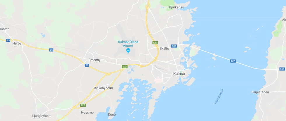 Huset ligger i Kalmar.