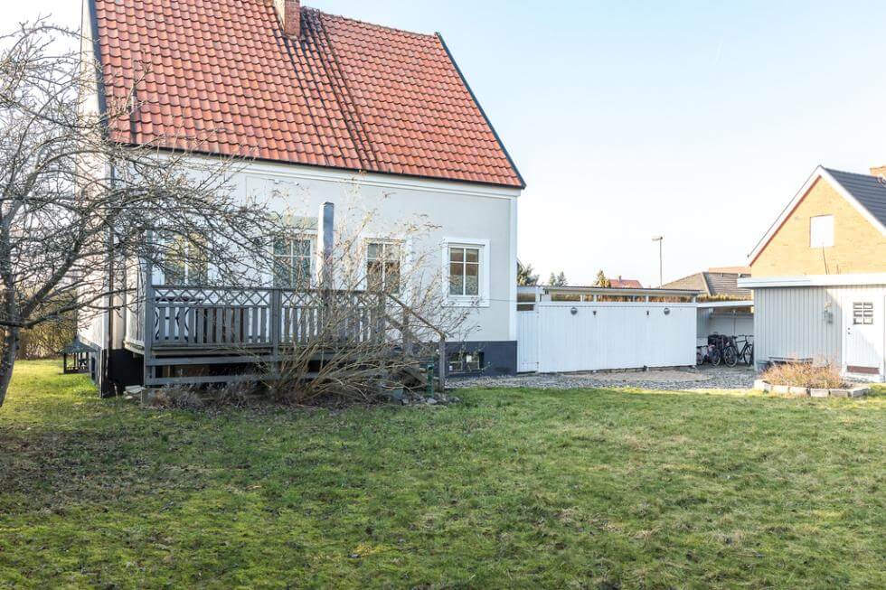 Ett hus som ligger ute till försäljning i Malmö.