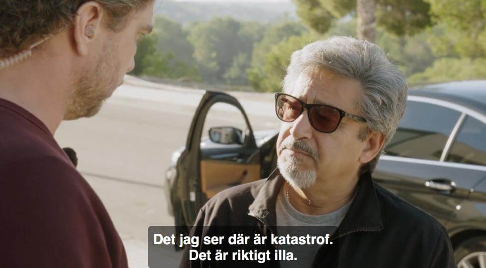 Anders Öfvergård konfronterar fuskbyggaren Mansour Sepahi Dorani.
