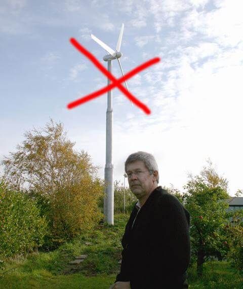 Mats Jepsen avvecklar sitt vindkraftverk.