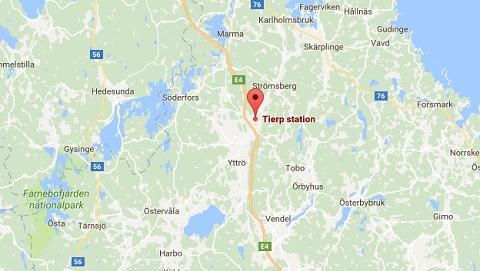 Händelsen utspelade sig i regionen Norduppland som ligger mellan Uppsala och Gävle.