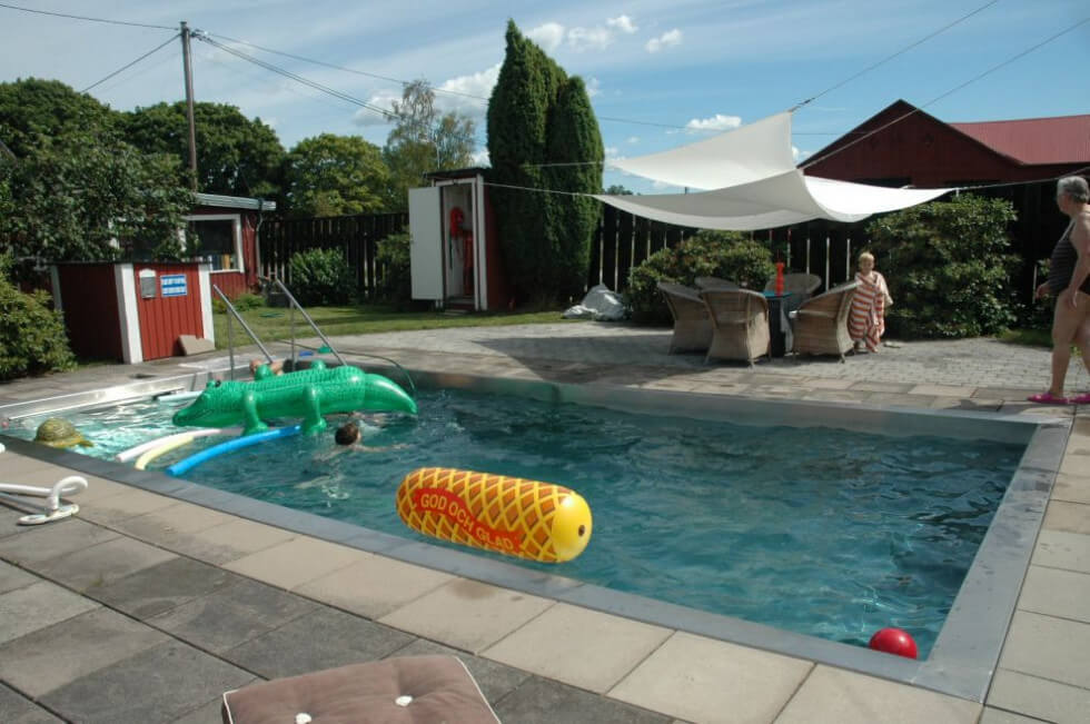 Bygga pool