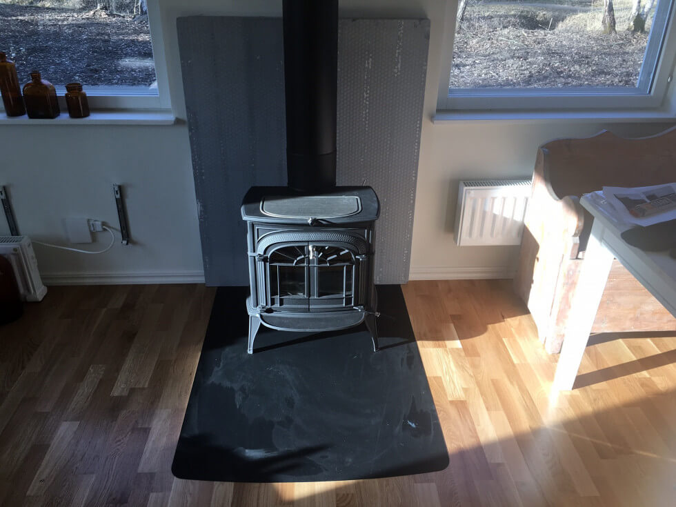 Vår medlem Stringfellow Hawkes snygga vedkamin.