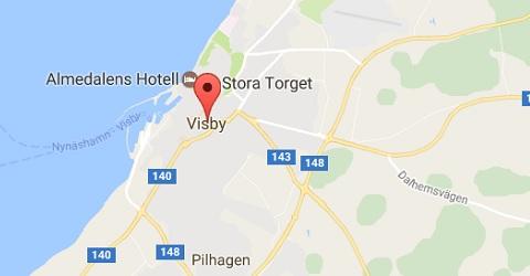 Tomterna ligger i Visby.