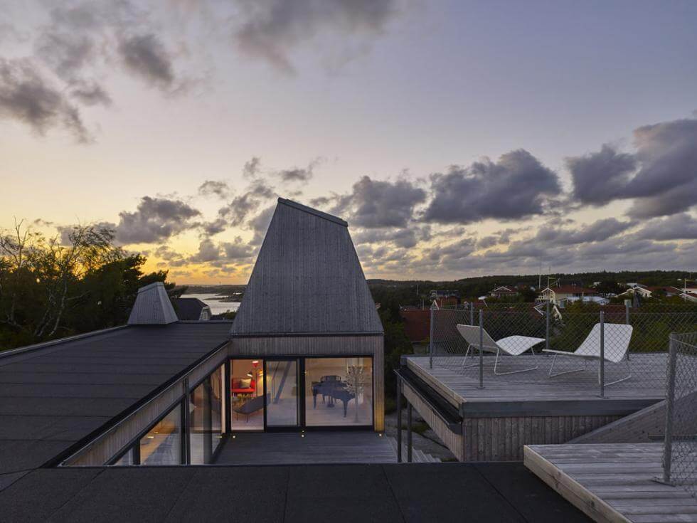 Kvällsvy från taket