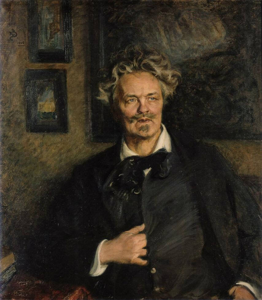Porträtt August Strindberg