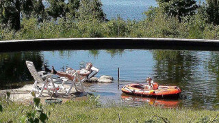 Ekologisk baddamm, biologisk pool eller pooldamm för trädgårdsmänniskan