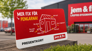 Tävling: Vinn ett jem & fix-presentkort