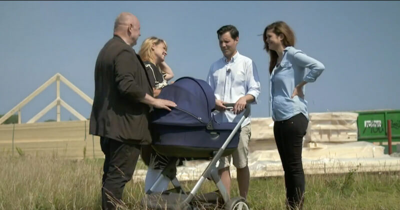 Claudia och Simón byggde lösvirke i Bunkeflo