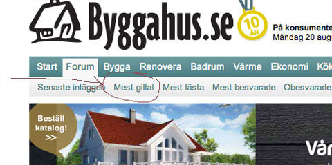 Vilka inlägg i forumet gillar vi?