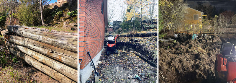 Mur i byggtimmer - how to?