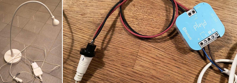 Projekt: dimra sänglampa - LED