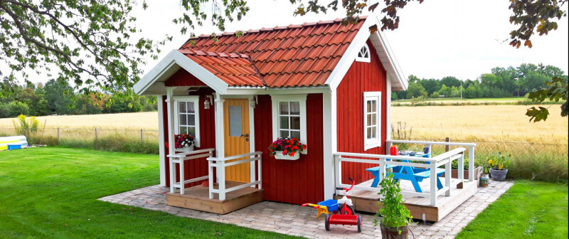 Bygga egen lekstuga - steg för steg, kostnad, bygglov