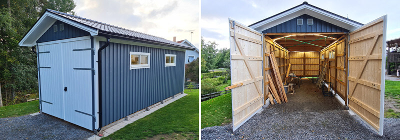 Projekt: Bygge av husvagnsgarage