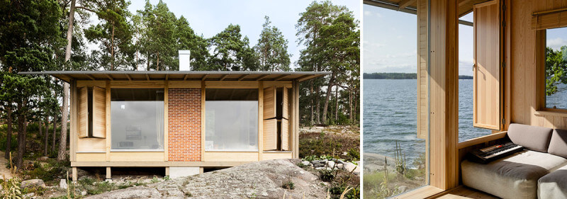 Köksfönstret ersätter fläkten i det strandnära drömhuset
