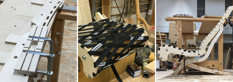 Hopfällbar däckstol