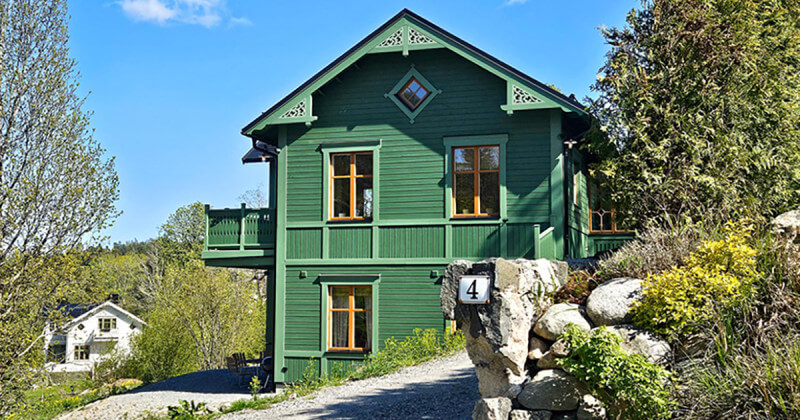 Så byggde de nytt hus i 1800-talsstil – med dagens byggkrav