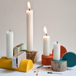 Ha inte ljusstakar i brännbart material