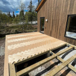Trall i fiskbensmönster